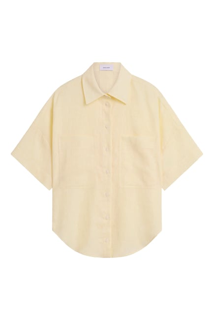 Leidon Short Sleeved Linen Shirt