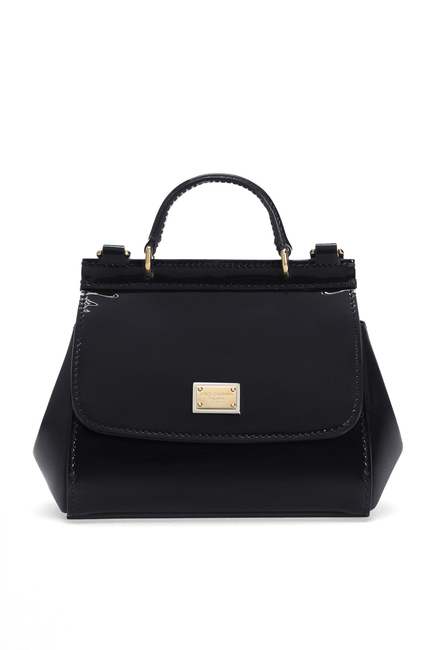 Kids Patent Leather Mini Sicily Crossbody Bag