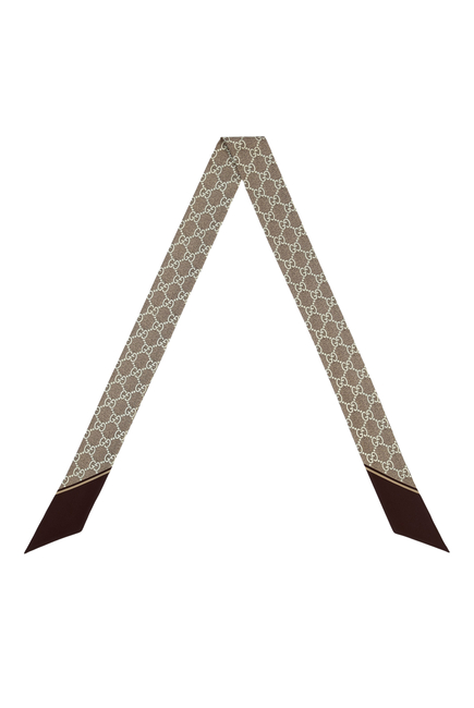 GG Silk Neck Bow