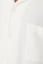 Jacquard Short Sleeves Relaxed Shirt