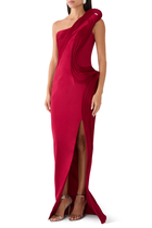 Molded Wave Gown