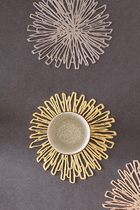 Bloom Gilded Pressed Coaster, Set of 6