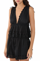 Anya Plunge V–Neck Coverup Top