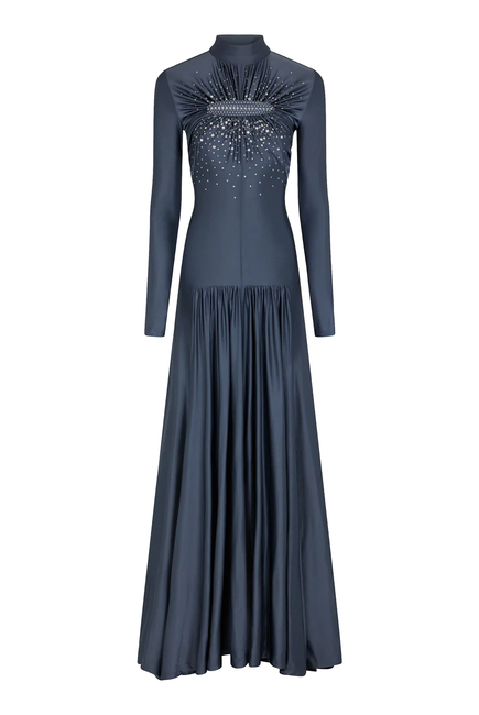 Long Embroidered Dress