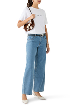 Avril Mid Slouchy Wide Leg Jeans