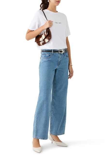 Avril Mid Slouchy Wide Leg Jeans