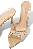 Elle Organza 80 Suede Mules