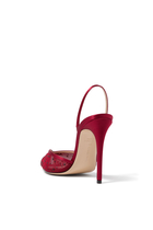 Katy Mesh Glitz 105 Slingback Pumps
