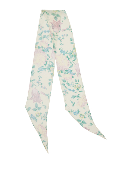 Peonies Bandeau Scarf 