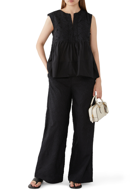  Broderie Sleeveless Top