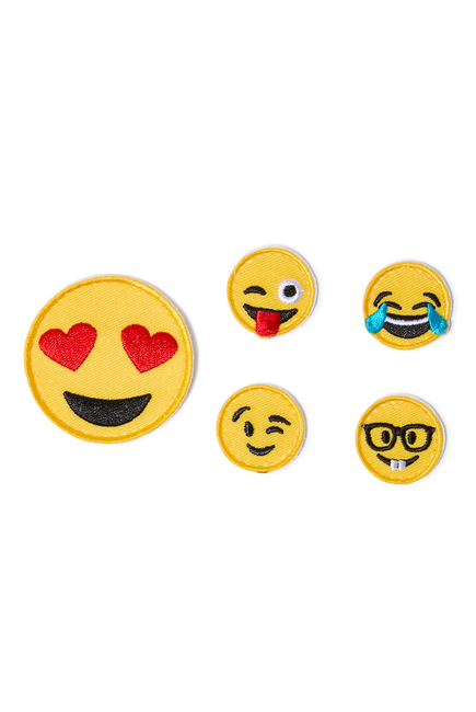 Kids Emoji Patch Set