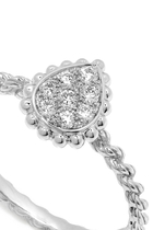 Serpent Bohème Ring, 18k White Gold & Diamonds