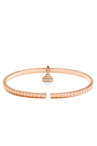 Cleo Charm Bracelet, 18k Rose Gold, White Agate & Diamonds