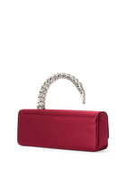 Malika Top-Handle Clutch Bag