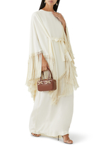Bohemian Hand-Tie Fringes Kaftan