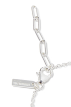 Como Link Bracelet, Sterling Silver & Sapphire Cubic Zirconia