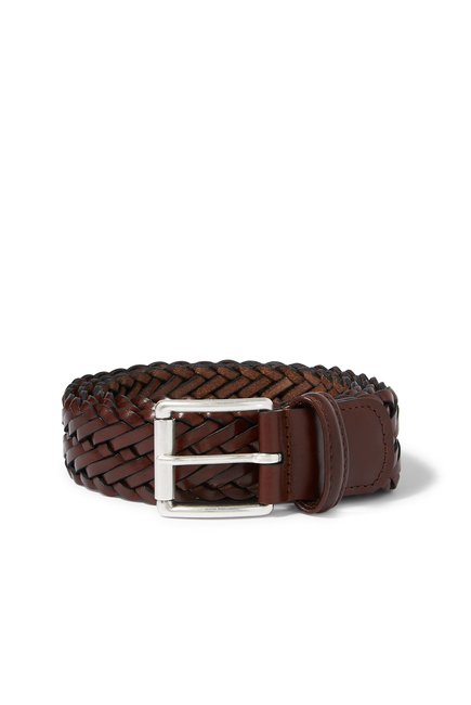 Woven Leather Belt