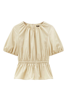 Merlin Cotton Sateen Blouse