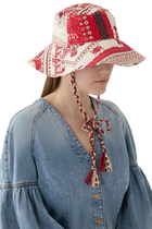 Delya Bandana Printed Cotton Bucket Hat