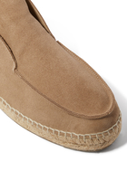 Suede Traveler Ankle Boot Espadrilles Hamptons