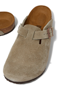 Kids Boston Suede Clogs