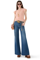 High-Rise Flare Jeans