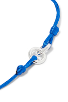 Element Bracelet, Sterling Silver & Korean Silk Cord