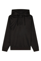 All-Over Jacquard Logo Hooded Sweatshirt