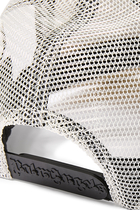 Spray Logo-Print Trucker Cap