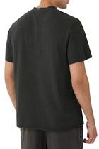 Slub Jersey Short-Sleeved Henley