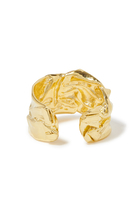 Compression Ring, 24k Gold-Plated Brass