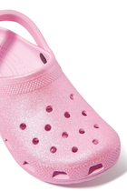Kids Classic Glitter Clogs