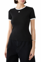 Signature Contrast T-Shirt 