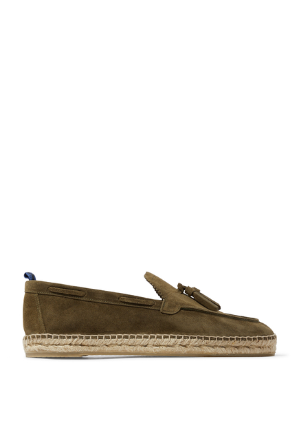 Flat Suede Espadrilles