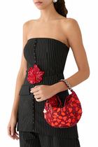 Embellished Hobo Bag