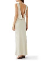 Draped Cowl Dress