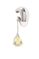 Lemon Quartz Drop Alien Ear Cuff