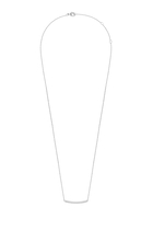  Quatre Grosgrain Pendant Necklace, 18k White Gold