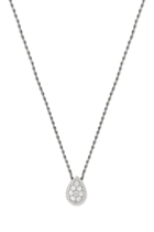 Serpent Bohème S Motif Pendant, Paved with Diamonds