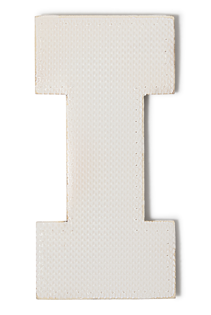 Kids 3" Chenille Sparkle ‘I’ Letter Patch