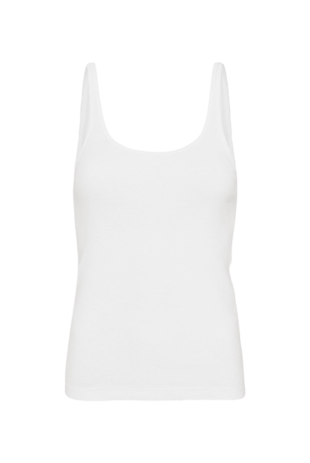 Organic Cotton Slim Scoop Tank