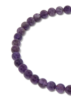 Amethyst Beaded Necklace, 18K Yellow Gold