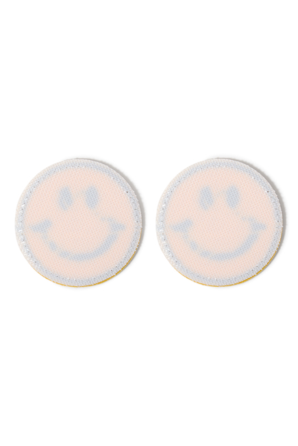Kids Smiley Face Patch Set of 2