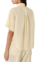 Leidon Short Sleeved Linen Shirt