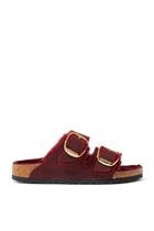 Arizona Big Buckle Shearling Slides