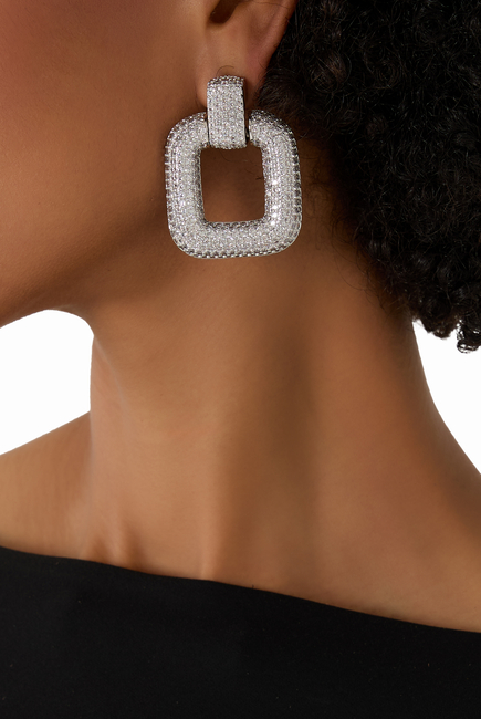 Crystal Knocker Earrings