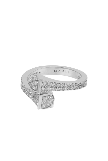 Cleo Diamond & White Gold Ring