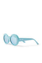 Kids Round Frame Sunglasses