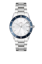 Iconic Paradigma Link Blue Bezel Watch