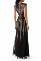 Sleeveless Gown with a Slit